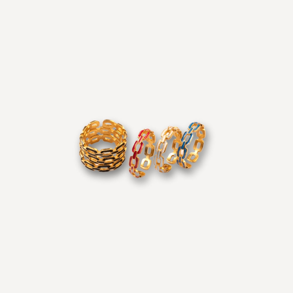 ENAMEL STACKABLE RING
