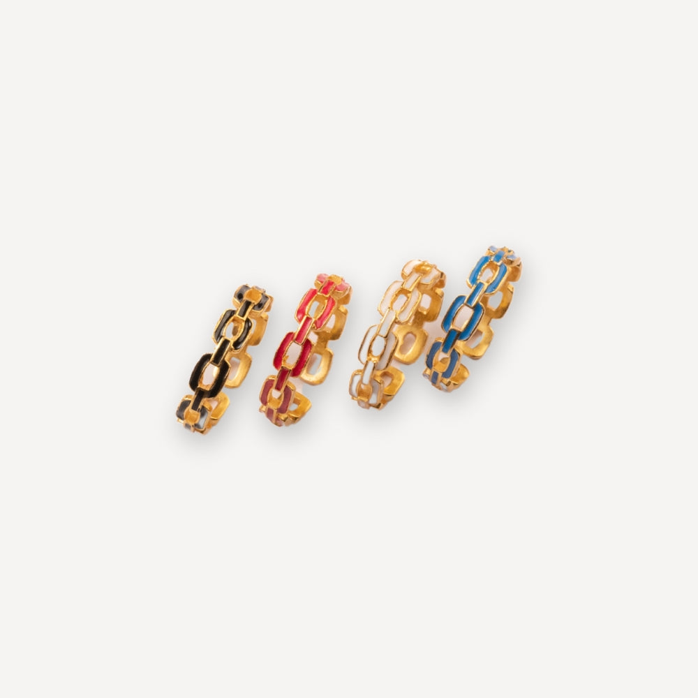 ENAMEL STACKABLE RING