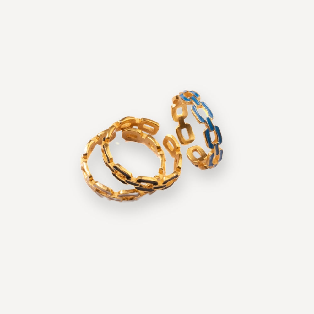 ENAMEL STACKABLE RING