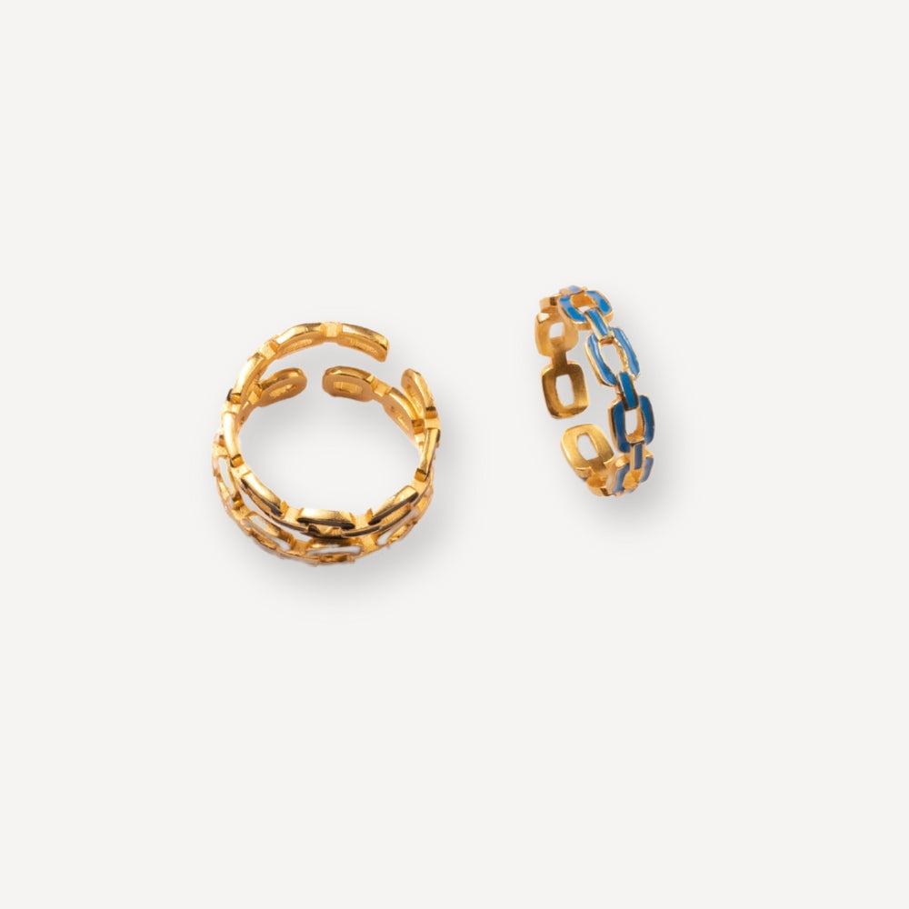 ENAMEL STACKABLE RING