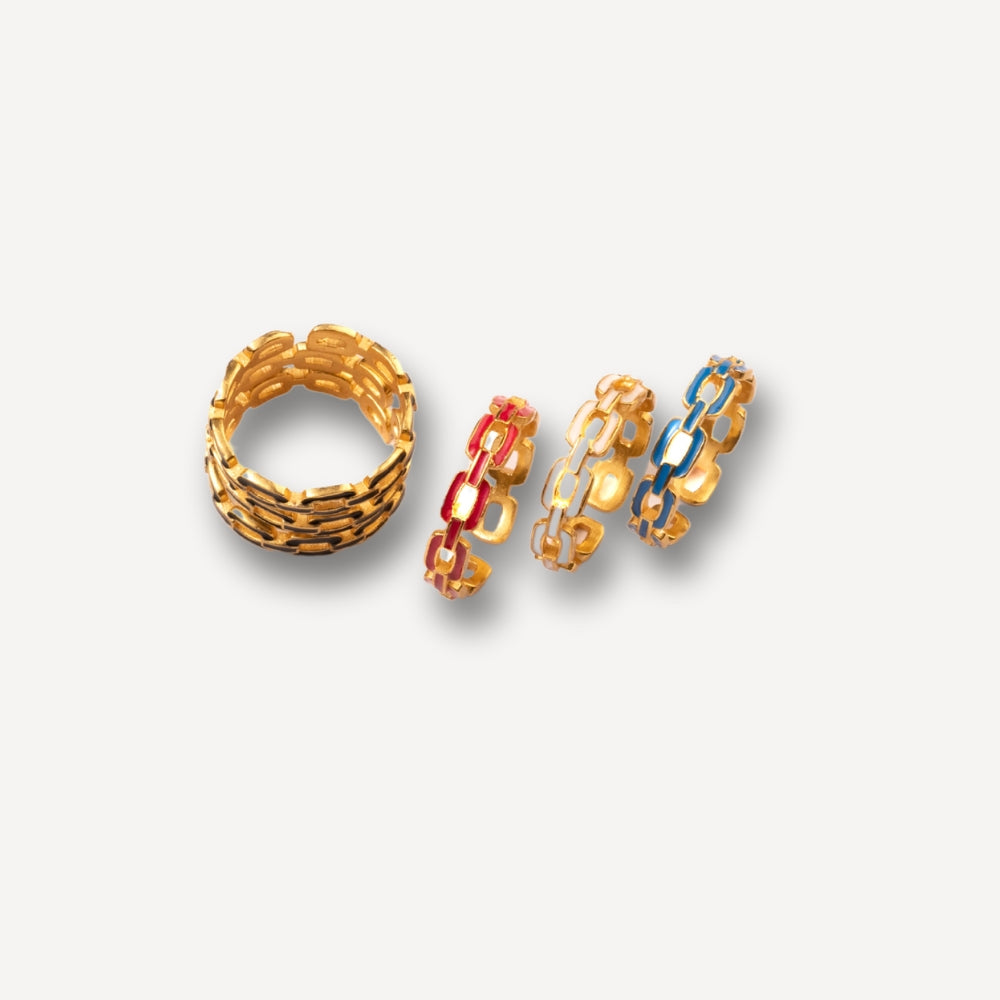 ENAMEL STACKABLE RING