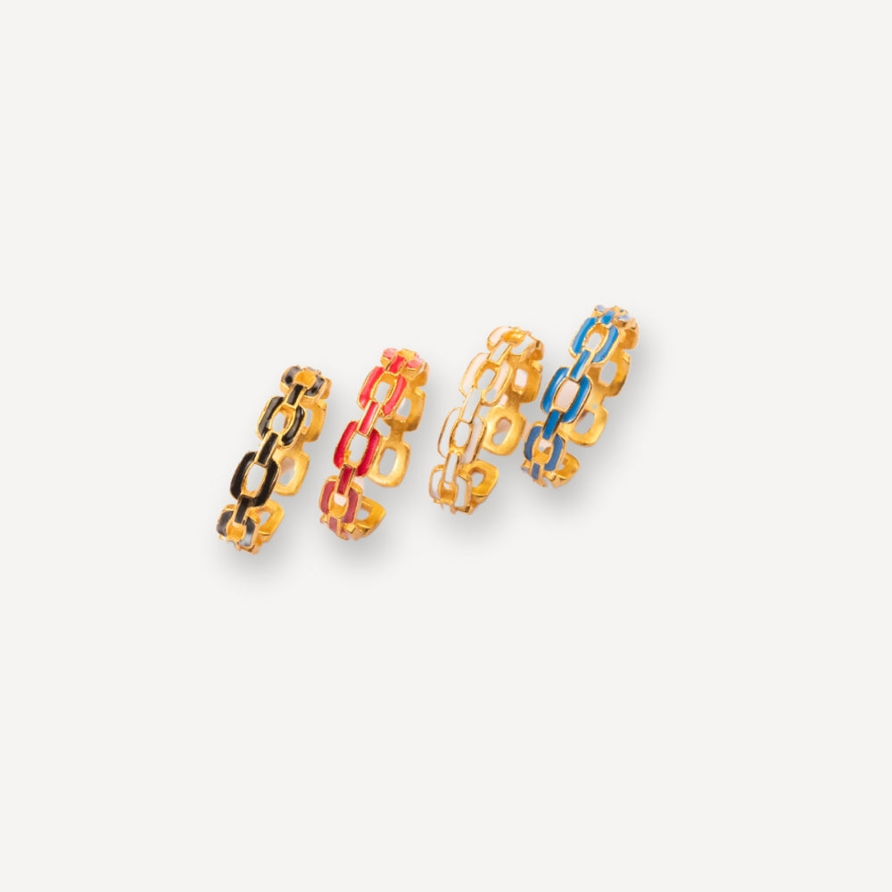 ENAMEL STACKABLE RING
