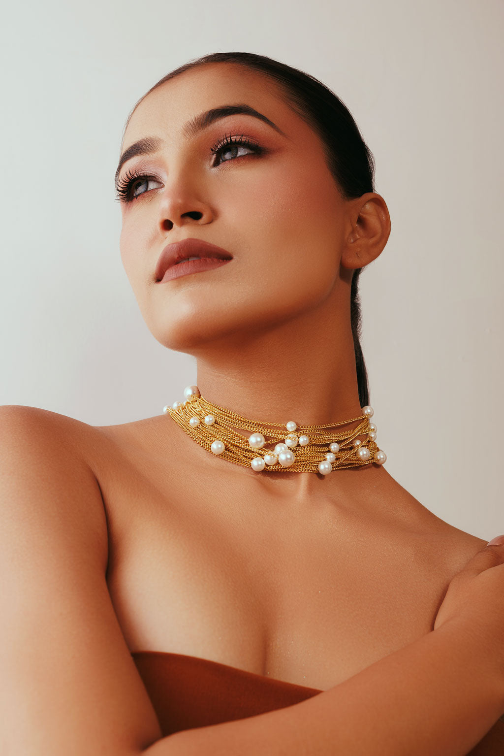 PEARL CHAIN CHOKER