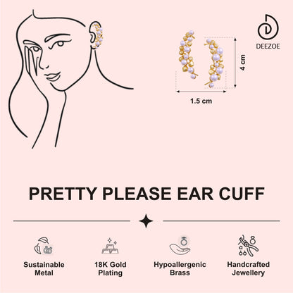 PRETTY PLEASE EAR CUFF - GOLDEN