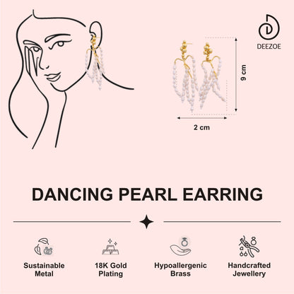 DANCING PEARL EARRING