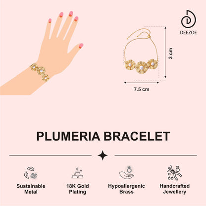 PLUMERIA BRACELET