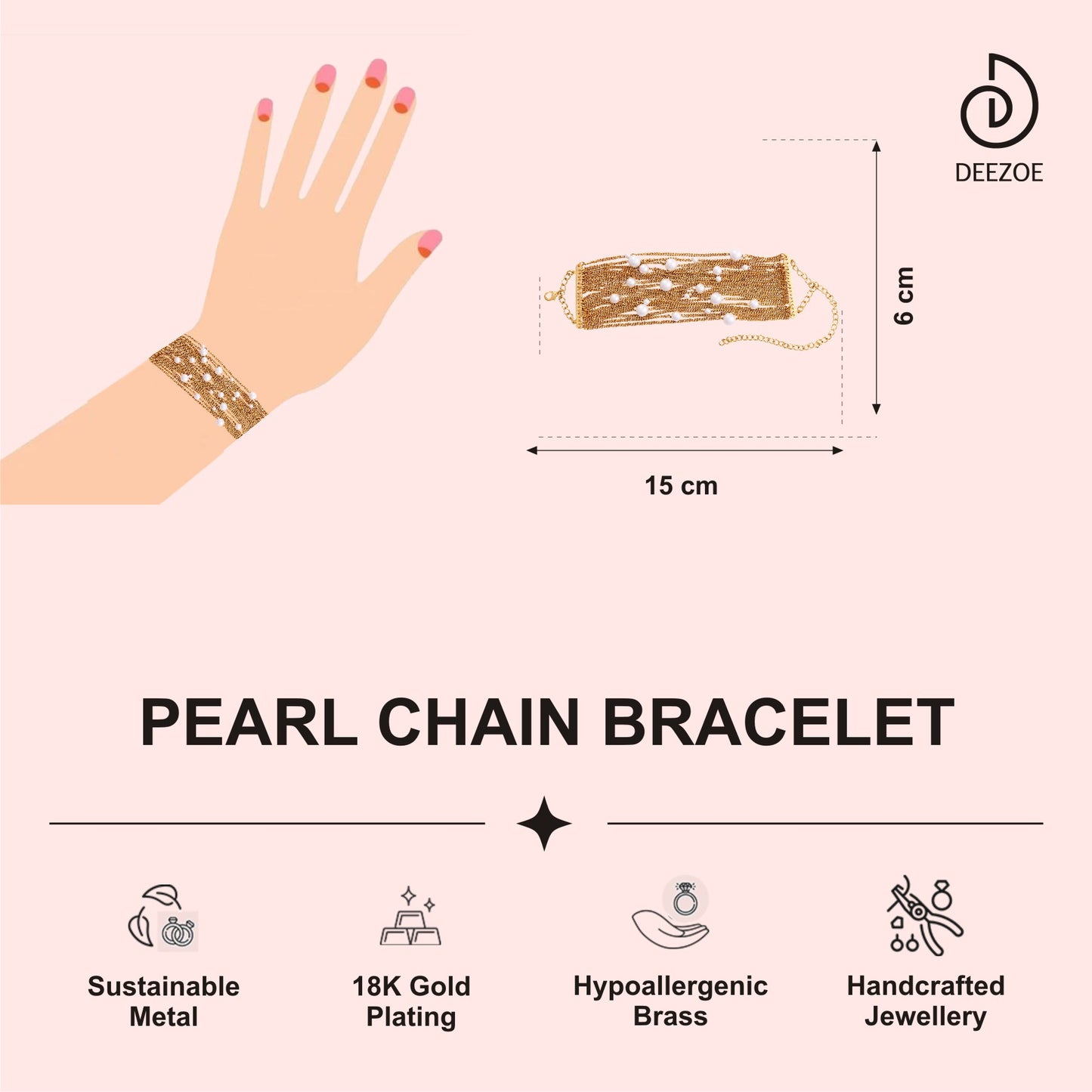 PEARL CHAIN BRACELET