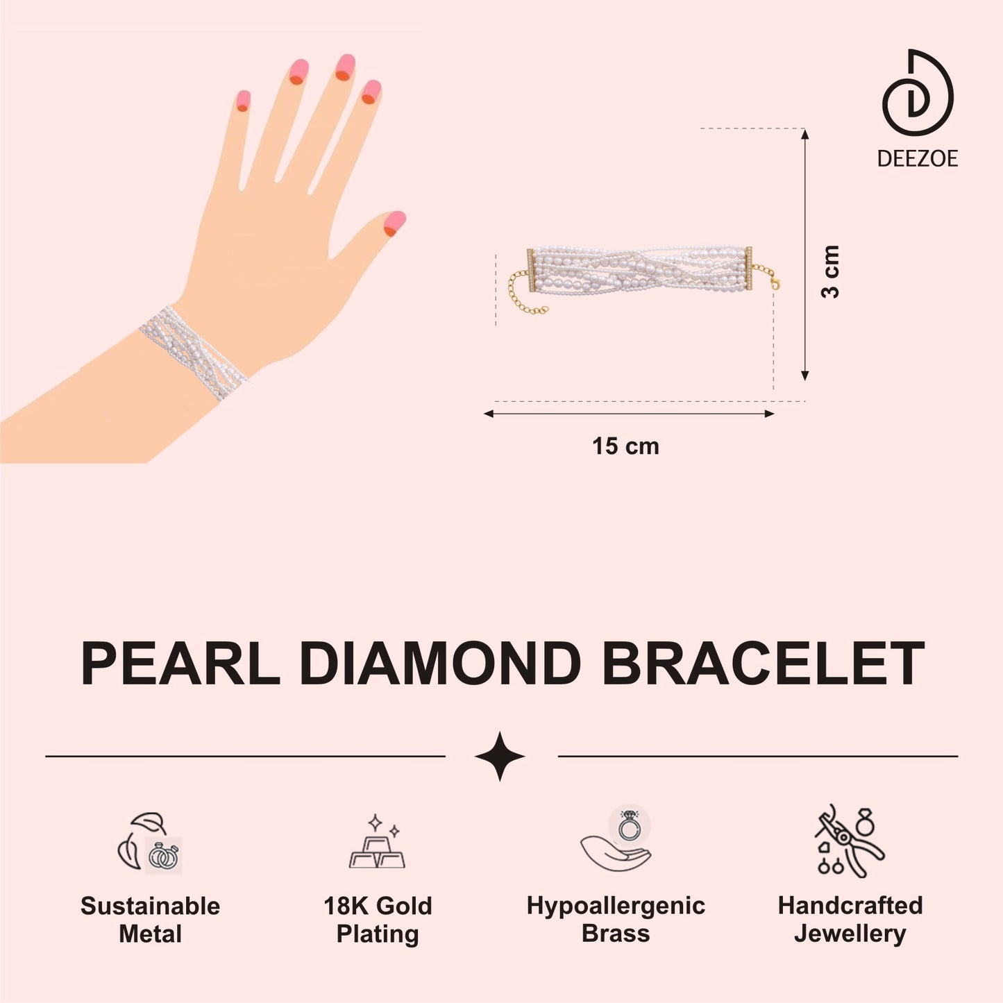 PEARL DIAMOND BRACELET