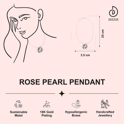 ROSE PEARL PENDANT