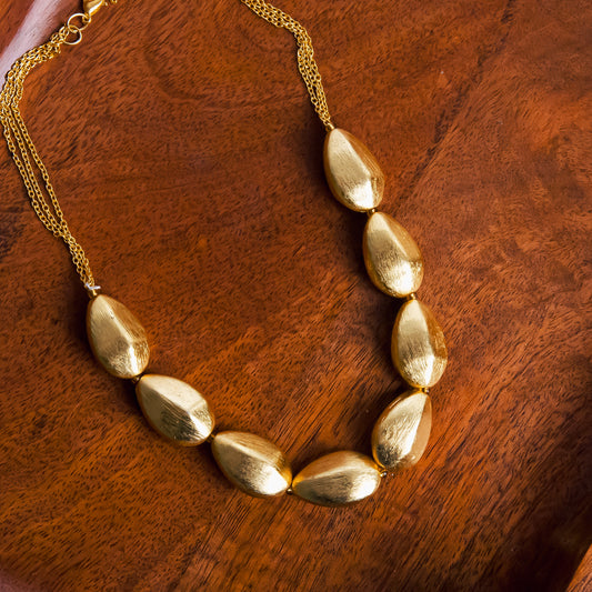 GOLDEN BEADS NECKLACE