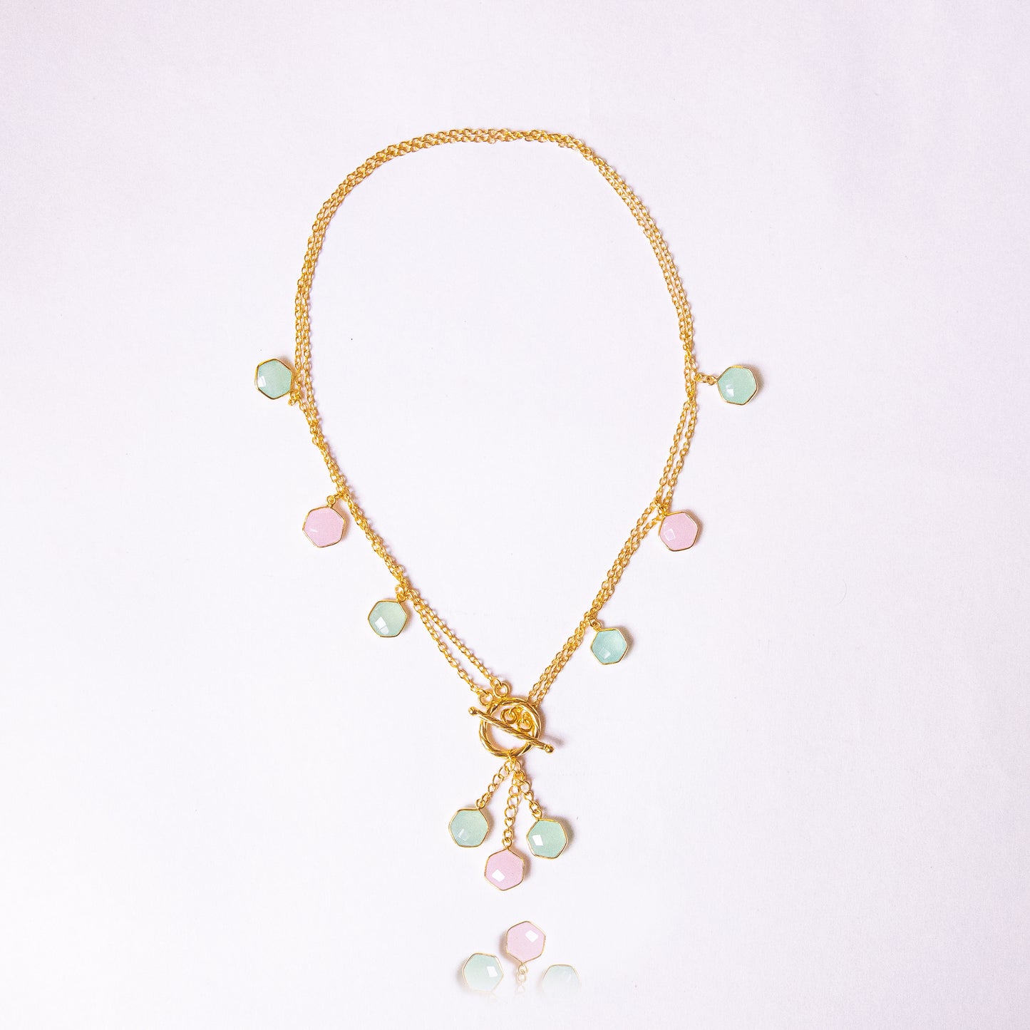 MULTICOLOR LOCK NECKLACE