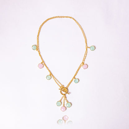 MULTICOLOR LOCK NECKLACE