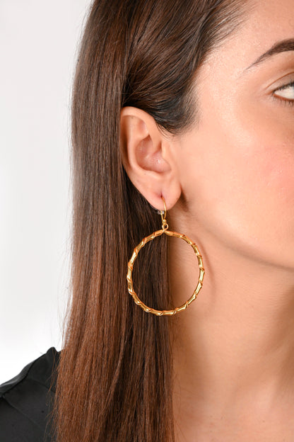 TWIST & DANGLE EARRINGS